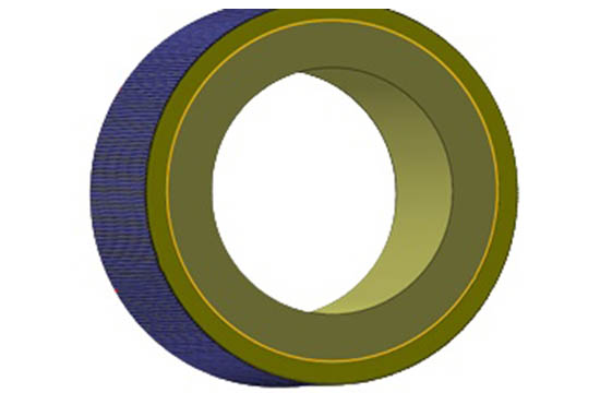Roller surface repair plan for roller press